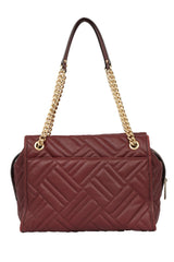 Michael Kors Kathy Medium Satchel Quilted Leather Bag
