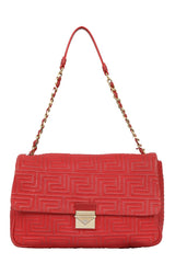 Versace Quilted Leather Shoulder Bag