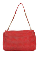 Versace Quilted Leather Shoulder Bag