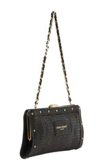 Gianni Versace Quilted Brown Bag