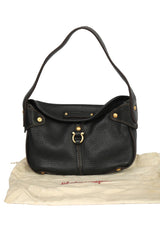 Salvatore Ferragamo Black Gancini Hobo Bag