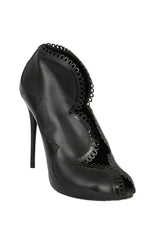 Alexander Size 38 Mcqueen Peep Toe Pumps