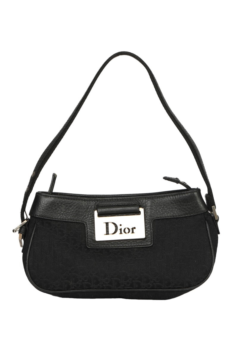 christian-dior-cd-black-canvas-street-chic-trotter-shoulder-bag