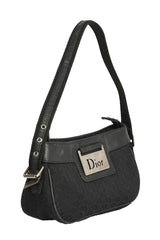 christian-dior-cd-black-canvas-street-chic-trotter-shoulder-bag