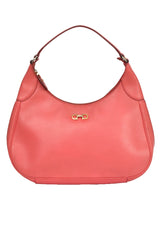 Salvatore Ferragamo Petunia Bright Red Leather Shoulder Bag