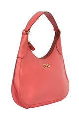 Salvatore Ferragamo Petunia Bright Red Leather Shoulder Bag