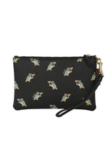Coach Corner Zip Wristlet With Owl Print