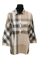 Burberry Brit Size L Nova Check Patterned Cotton Shirt