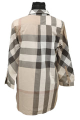 Burberry Brit Size L Nova Check Patterned Cotton Shirt