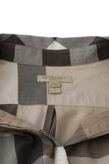 Burberry Brit Size L Nova Check Patterned Cotton Shirt