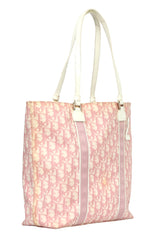 Christian Dior Pink 2 Monogram Trotter Tote Bag