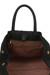 Prada Nylon Black Bow Top Handle Bag