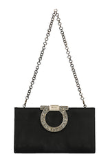 salvatore-ferragamo-black-satin-musa-evening-bag