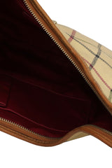 Coach Heritage Blue Stripe Tattersall Plaid