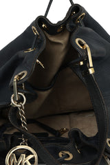 Michael Kors Leather Camden Drawstring Shoulder Bag