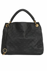 Louis Vuitton Artsy Monogram Black Leather Tote Bag