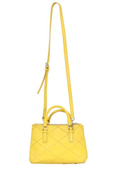 Tory Burch Robinson Double Zip Yellow Sunshine Top Handle Bag