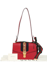 gucci-red-leather-sylvie-top-handle-bag