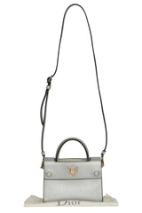 Christian Dior Metallic Silver Mini Dior Ever Bag