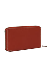Hermes Long Brown Leather Wallet