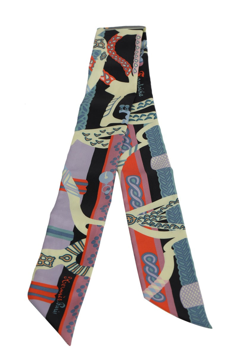 Hermes Fantaise D'Etriers Multicolor Twilly