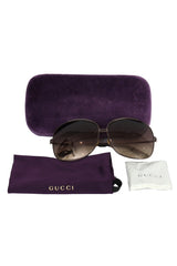 Gucci Purple Tinted Slim Avaitors