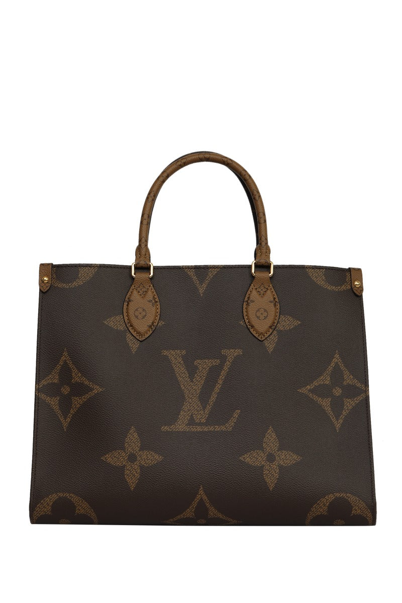 Louis Vuitton On The Go Mm Monogram Canvas Tote Bag