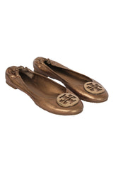 Tory Burch Golden 39 Ballerina Flats