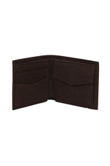 Boss Brown Suede Men'S Wallet