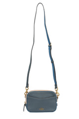 Coach Light Blue Leather Camera Cross Body Bag
