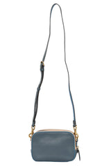 Coach Light Blue Leather Camera Cross Body Bag