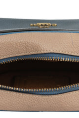 Coach Light Blue Leather Camera Cross Body Bag