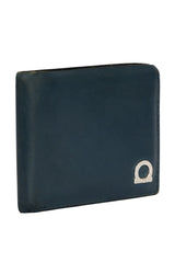 Salvatore Ferragamo Blue Xeo Calf Wallet