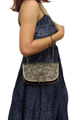 Roberto Cavalli Jacquard Sling Bag