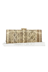 Jimmy Choo Python Milla Clutch