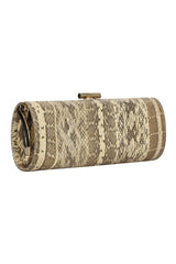 Jimmy Choo Python Milla Clutch