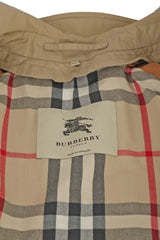 Burberry Size Xl Long Gabardine Trench Coat