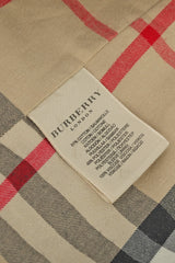 Burberry Size Xl Long Gabardine Trench Coat