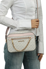 Michael Kors Jet Set East West Monogram Crossbody Bag