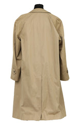 Burberry Size Xl Long Gabardine Trench Coat