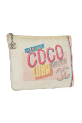 Chanel Coco Cuba Libra Canvas Pouch