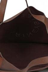 Stella Mccartney Cinamon Logo Leather Tote Bag