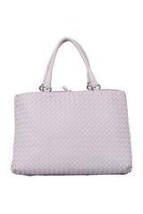 Bottega Veneta Lilac Intercciato Leather Tote Bag
