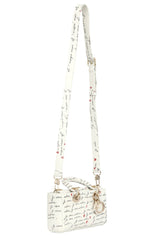 Christian Dior Lady D-Joy White Doddle Handbag