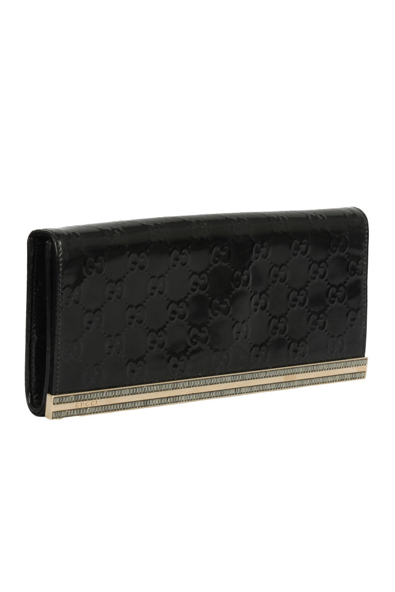 gucci-black-patent-leather-guccissima-clutch