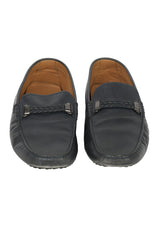 Tod'S Size 9 Blue Braided Loafers