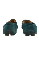 Salvatore Ferragamo Size 8.5 Gancini Blue Loafers