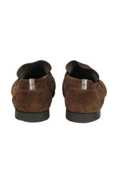 Salvatore Ferragamo Size 9.5 Suede Leather Loafers