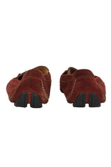 Salvatore Ferragamo Size 8.5 Rust Loafers