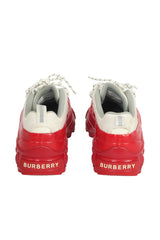 Burberry EU 37 Red Arthur Trainers